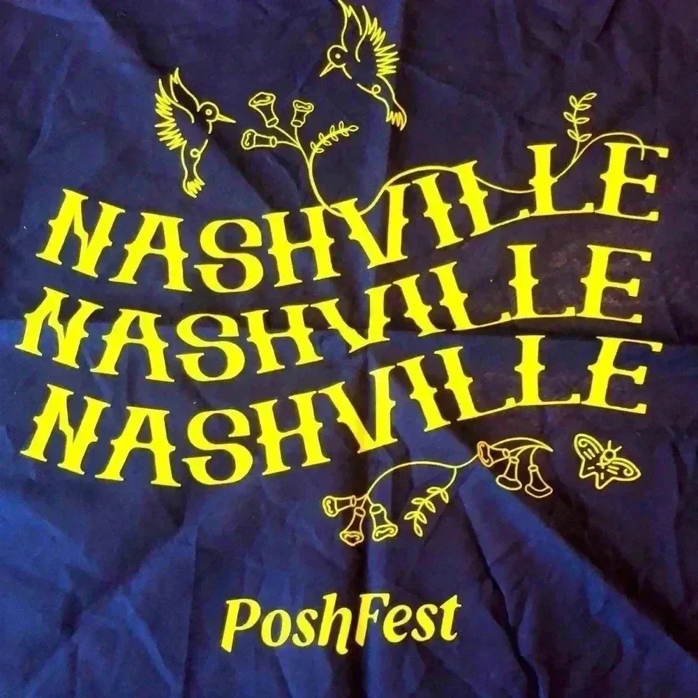 Nashville Festive Floral Scarf Bandana PoshFest 2024